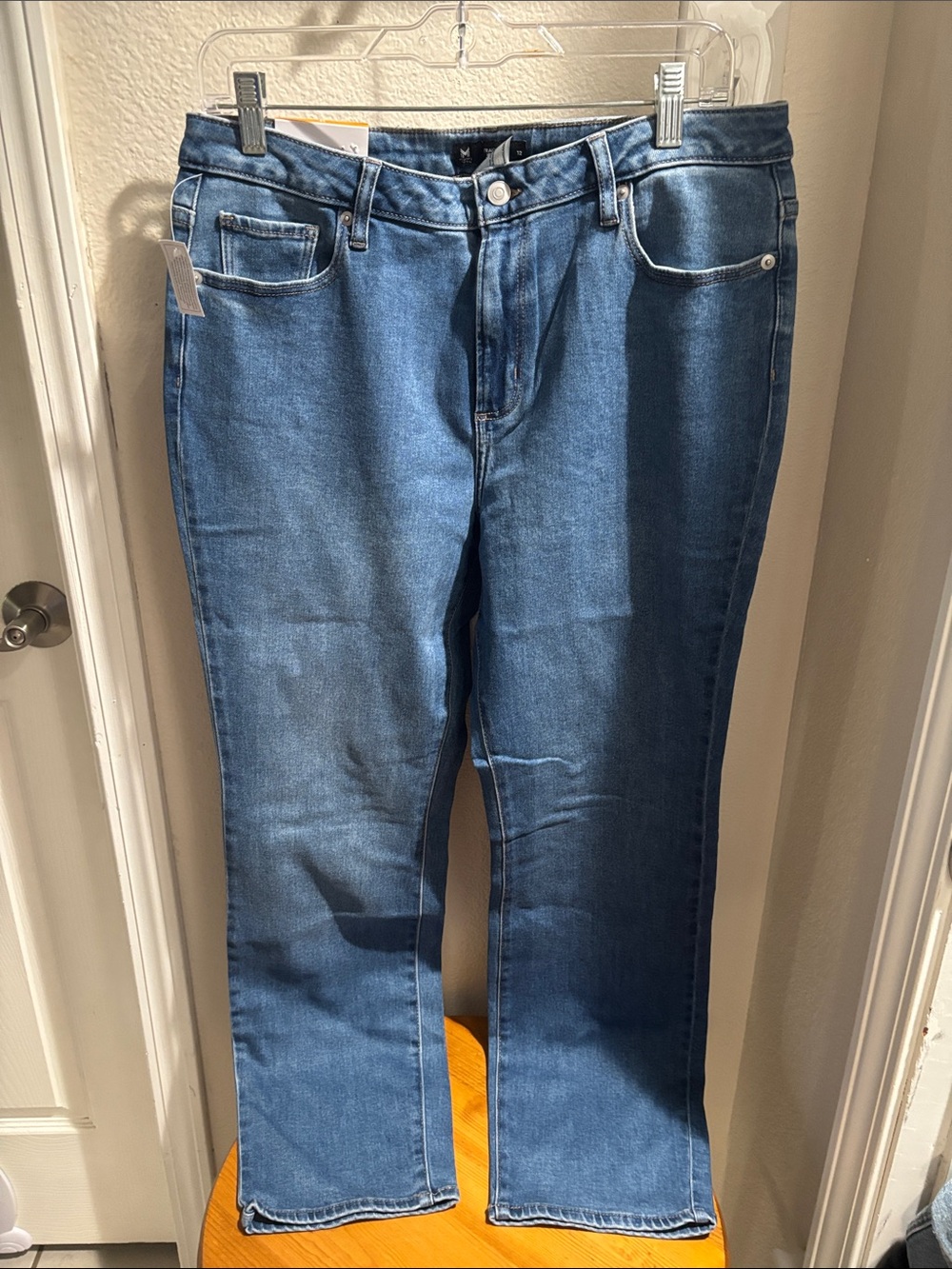Members Mark Classic Women's Blue Denim Jeans 12 NWT